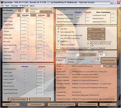 symulator walk ogame|SpeedSim download .